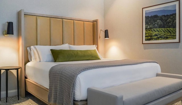 Inviting King Room for Wine Lovers Near Scenic Elisha Winn House
