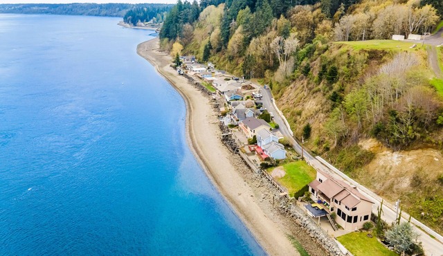 Inviting waterfront home with kayaks, dock, firepit, central AC, & W/D