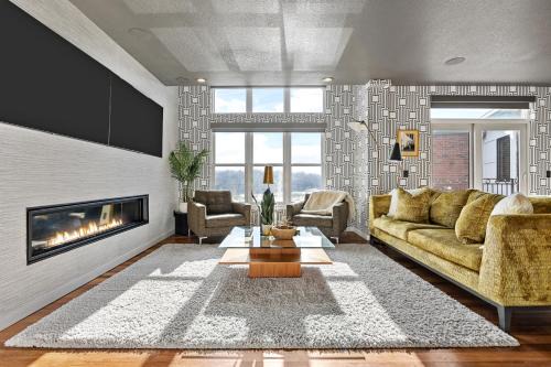 Iowa River Landing steps to Xtream Arena & Coralville Convention Center