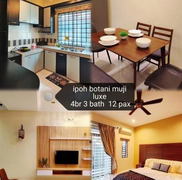 ipoh botani 4br12pax pets friendly muji luxe