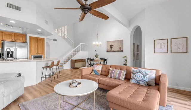 Ironwood Mid Century lux renovation with private Jacuzzi and decks