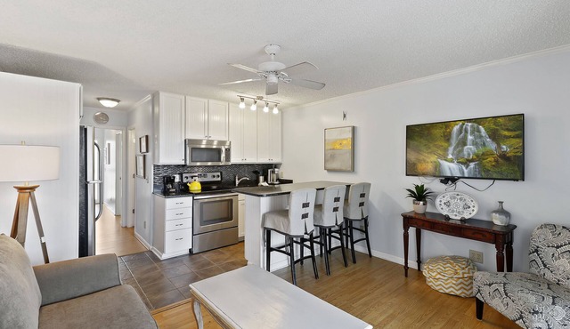 Isle of Palms Sea Cabin with beach view! Pool, fishing pier, and beach access.