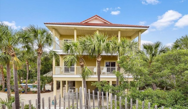 IT IS MOST DEFINITELY 5 O'CLOCK at this amazing house and time to sit back and enjoy the gulf view
