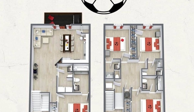 IU Soccer Hideaway - 4 Bd Townhome by IU Sports