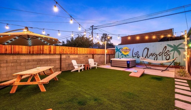 Jacuzzi+Game Room+Backyard Oasis! *5min to SoFi!*