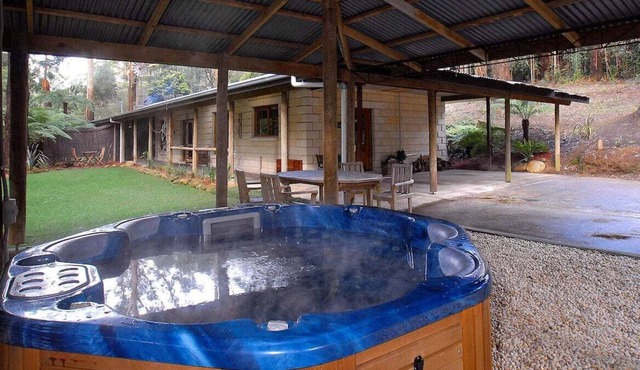 Jacuzzi in 7 Acre Rain Forest Paradise
