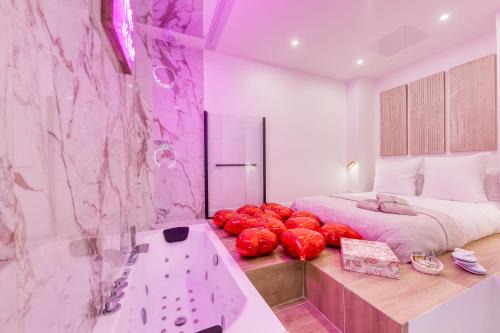 Jacuzzi Romantique, Cosy, Home Cinéma, Paris 10min