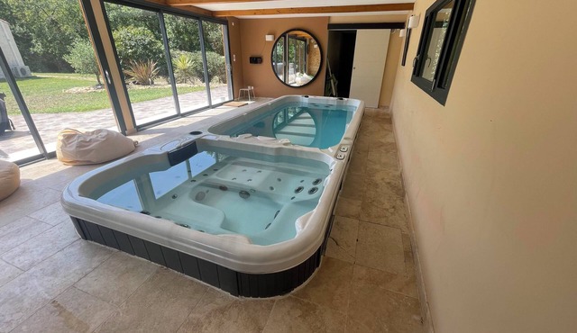 Jacuzzi - Swim spa - Park with trees
