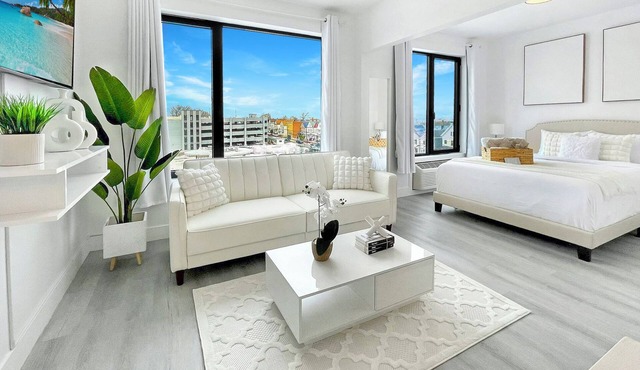 JAN 38% PROMO:Studio Suite w/Pool + Gym Near NYC