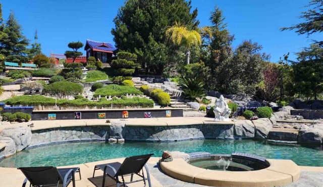 Japanese Garden Yorba Linda Hills Luxury Home
