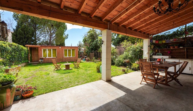 Jardin Bohème - Jardin, terrasse et cuisine d'été.
