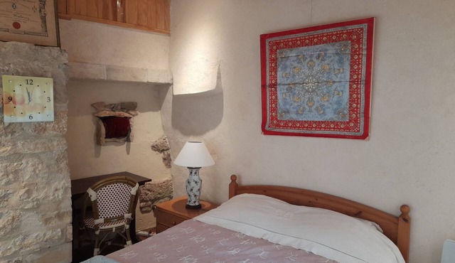 Jardin - SPA - Cour du Prieure - sur 50 m2 - Chambre et Attenant le Patio +spa