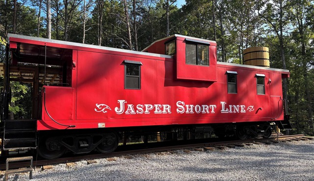 Jasper Short Linen1968 Train Caboose