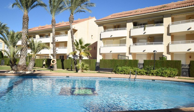 Javea Golden Beach 1 Apartment with 120m2 terrace, one level, Arenal