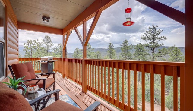 Jemez Springs Cabin with Deck and Mountain Views!