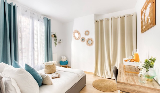 JO 2024 - Métro 5/Parking/Easy Check In/just outside Paris/