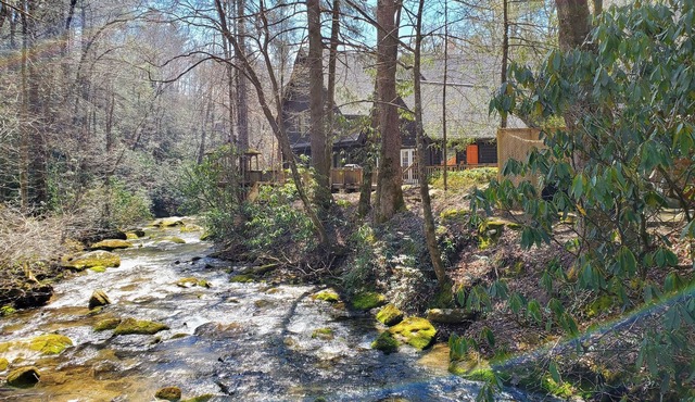 Jocassee Gorge Mountain Lodge on creek-Waterfront