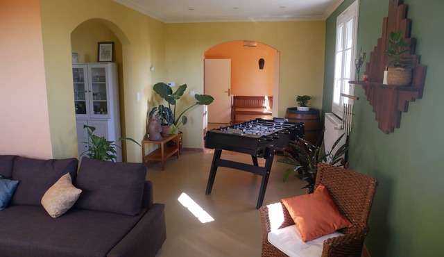 Joli Coin de Verdure Avec Piscine et spa