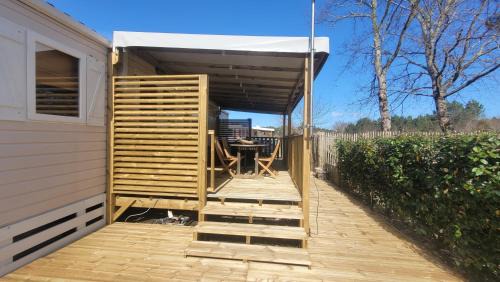 Joli Mobilhome 4 personnes proche Mimizan océan et lac