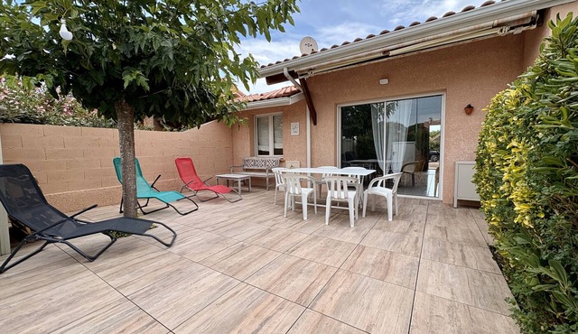 Joli pavillon derrière les dunes pour 6 personnes
