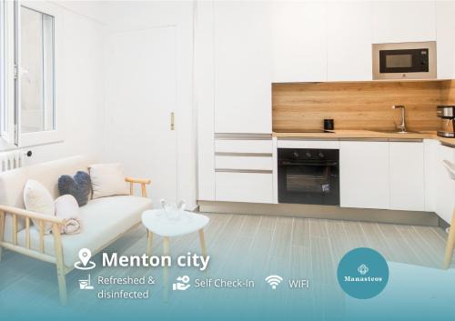 Joli studio rénové - Au coeur de Menton - DT