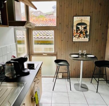 Joli T1 Chez Doudou plein centre-ville au calme, vue jardin