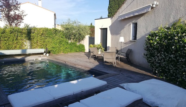 Jolie Maison Moderne Climatisée Avec Piscine Proche de Montpellier