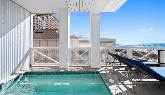 "Joy by the Sea" | Private heatable pool | Beach Front | Family Activities nearby