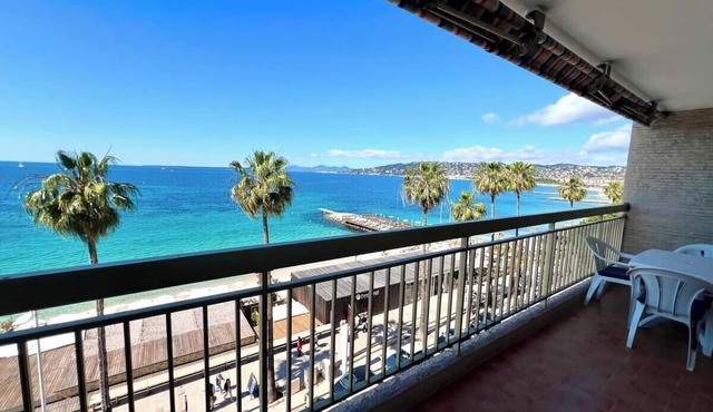 Juan les Pins - Sea View - 4 people - Parking