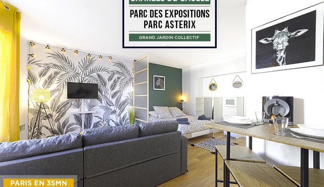 *Jungle Chic/Aéroport CDG Paris/Parc Asterix/Parc des Expositions/Paris*