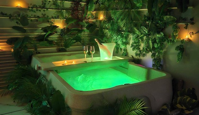 Jungle Spa apartment (love room) with romantic formula on request