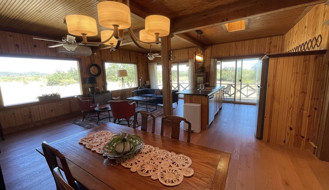 Juniper, a quiet cabin retreat in the heart of the hill country.