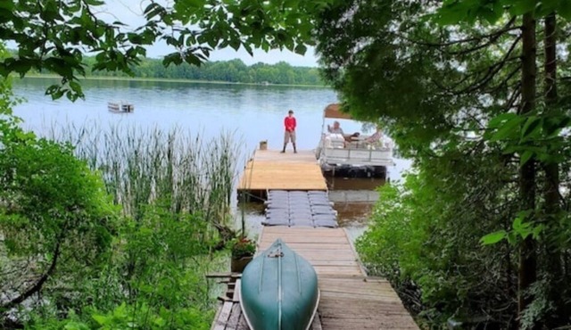 Just a fishing cabin in the woods.