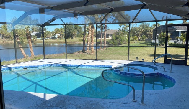 Just finished remodeling! Enjoy the Sunset, Pond view and Pool!