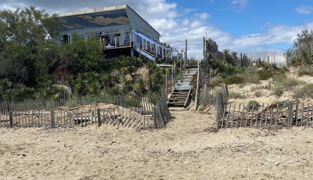 K-Bane at the water's edge.