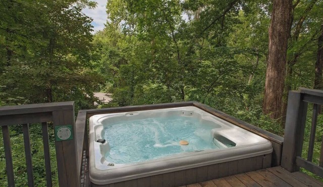 Kai Cabin with sunset view from private spa deck