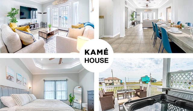 Kame House | Hot Tub w/Ocean Views, Beachfront