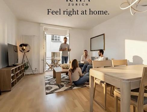 KAYA Zurich Apartment 2A - Downtown 2BR Apt with Balcony