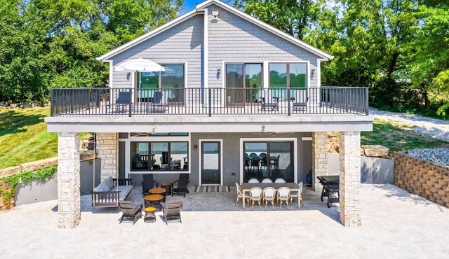 KC's Only Lake House w/Dock and Sport Court!