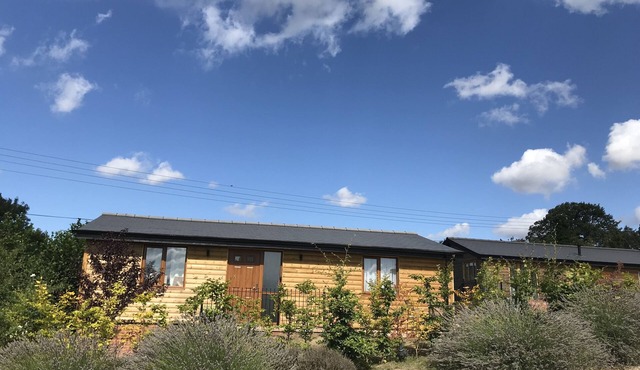 Keepers Retreat two bedroom log cabin situated on a working farm in Kent.