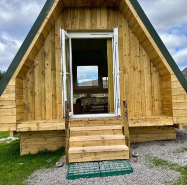 Keltic cabin off grid camping nc500