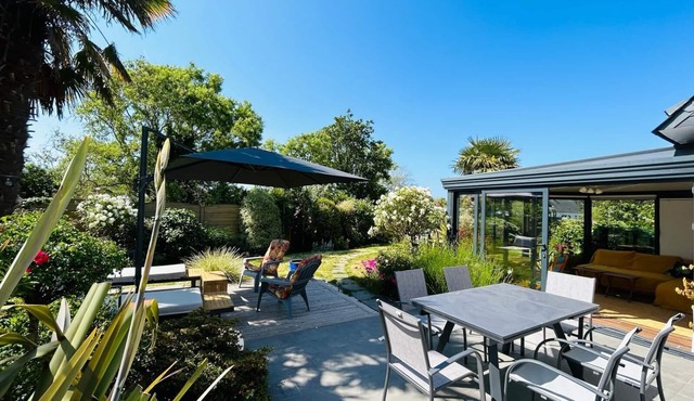 "Kermarine" Beautiful house 450 m from the beach, canoe, bikes and much more!