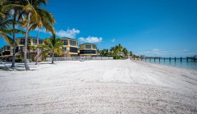 KG Arrive any day, pool on beach, full Kitchen, W/D, Parking, Docks, balcony,