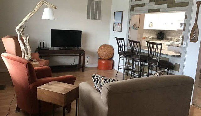 Kick back and relax at “Knot Stressed” in total comfort.