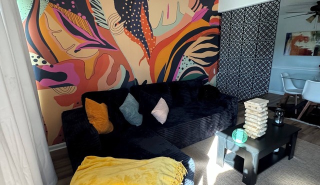 Kick back and relax in this calm, stylish space!