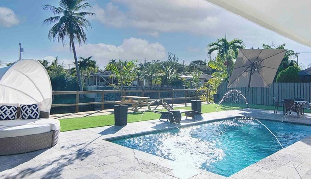Kick back and relax in this calm, stylish and luxurious 3 bedrooms heated pool home