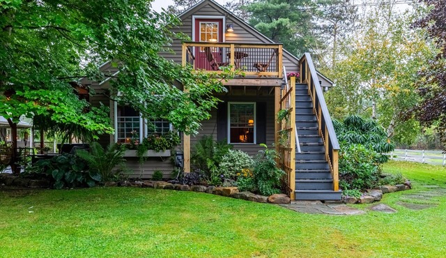 Kick back and relax in our calm, cozy space, and enjoy the hot tub and firepit