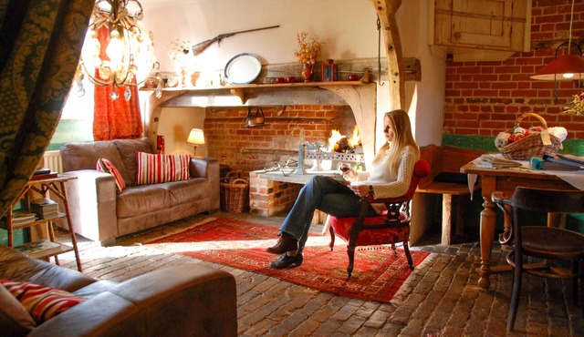 Kick off your shoes, stare into the fire and relax in rural bliss