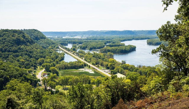 Kid Friendly Bluff House with incredible Mississippi River Views!