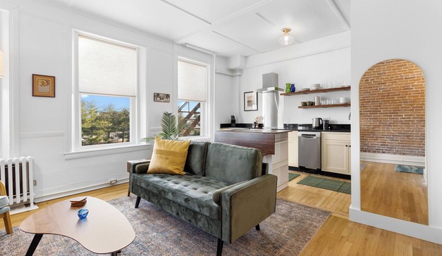 Kimball Apartment, Modern Studio on Main Street Rockland, Walk Everywhere